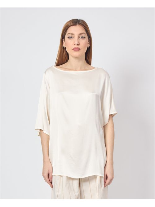 T-shirt en viscose pour femme Manila Grace MANILA GRACE | C039VUMA043